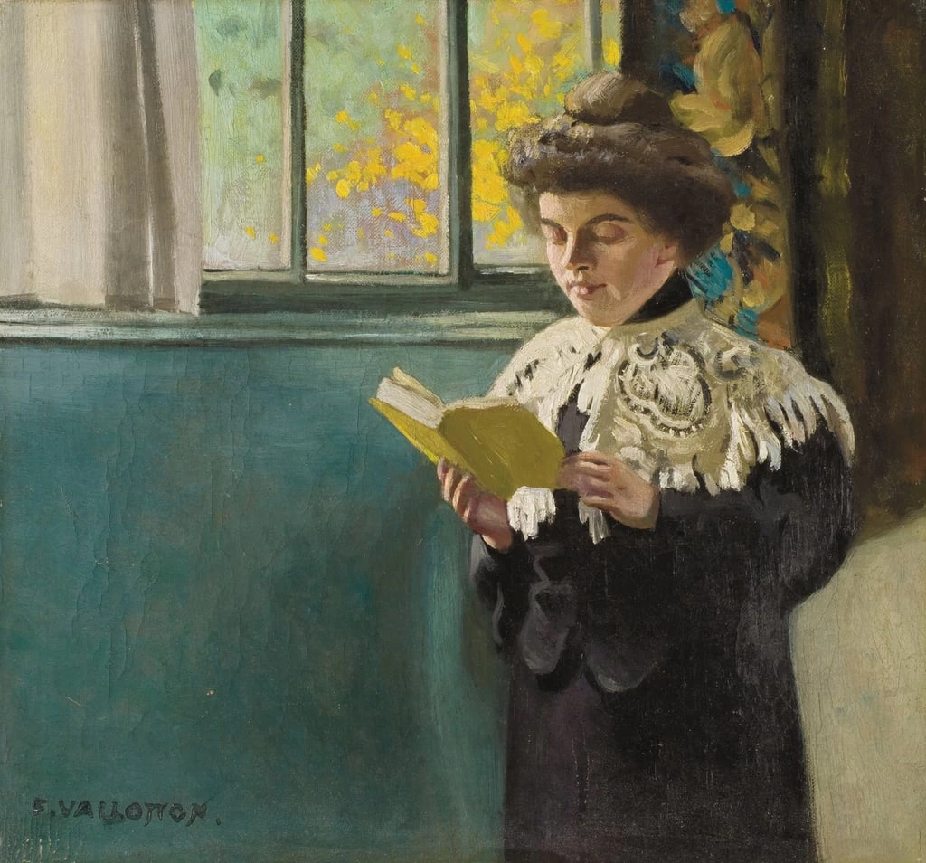 Donna che legge da una finestra, c.1904